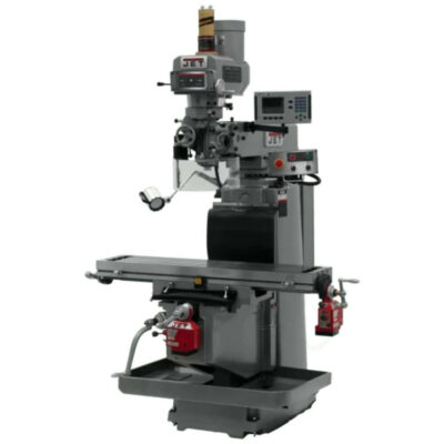 12" x 54" New Jet Vertical Mill Model JTM-1254RVS with Acu-Rite 203 DRO, X & Y Powerfeeds & Air Power Drawbar