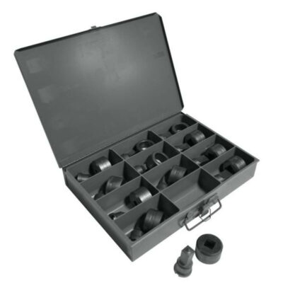 New Jet 12 Piece Square Punch and Die Set with Storage Case for JIW-45T Ironworker