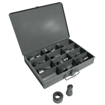 New Jet 12 Piece Oblong Punch and Die Set with Storage Case for JIW-45T Ironworker